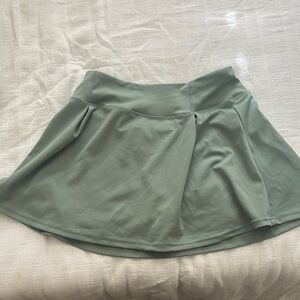 Green Mini athletic  tennis Skort